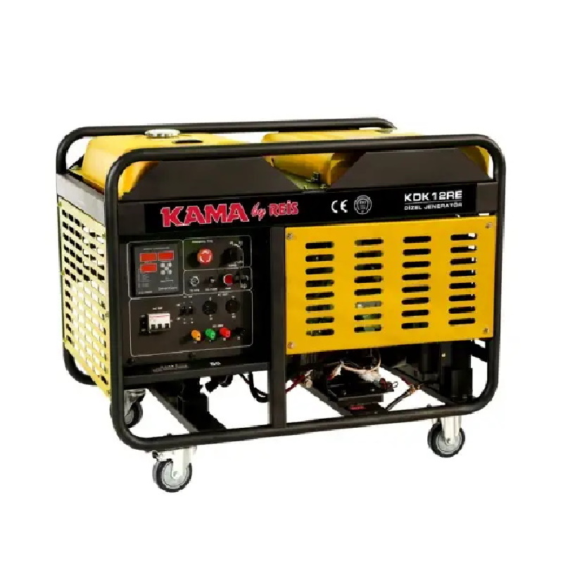 Генератор дизельний КАМА 1 фаза (220В), 9кВт, (KDK12RE)